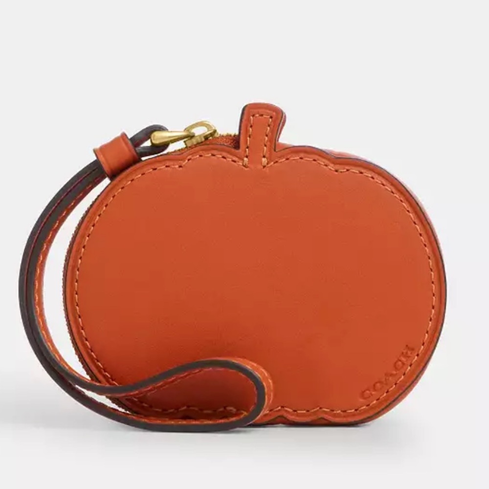 New Coach Pumpkin Coin Case 🎃